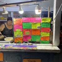   at Tacos Los Peches in Flores