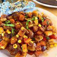 Revuelto vegano  at Taco Ocho in Richardson