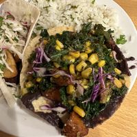 Vegan tostada  at Taco Ocho in Richardson