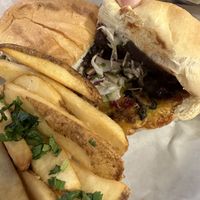 Veguisima vegan torta  at Taco Ocho in Richardson