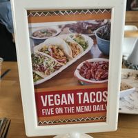 Dedicated vegan menu at Taco Ocho in Richardson
