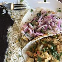 Rico Ocho Taco (top) and Ranchero Taco (bottom) at Taco Ocho in Richardson