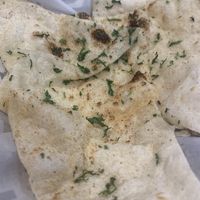 Garlic naan  at Little India in American Fork