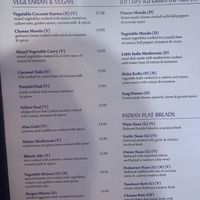 V for vegan   at Little India in American Fork