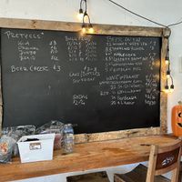 Current offerings  at Blunt Pretzels in Swannanoa