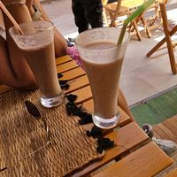 Smoothies at Le Acai Cafe in Tamraght
