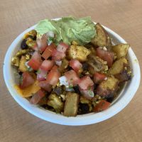 Vegan breakfast bowl  at Bridge & Tunnel Coffee - Cafe & Roastery in Asheville