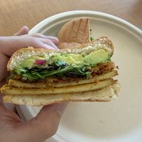 Breakfast sandwich  at Bridge & Tunnel Coffee - Cafe & Roastery in Asheville