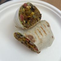 Vegan breakfast burrito   at Bridge & Tunnel Coffee - Cafe & Roastery in Asheville