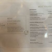 They have a whole separate vegan menu. I got the cannelloni which was delicious. About 20 US$, which is on the higher end in Buenos Aires but was really good!!   at Puerto Cristal in Buenos Aires