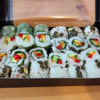Vegan makis at Choux Wasabi in Marmande