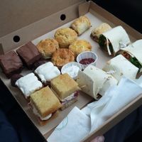 Selection of sweet and savoury treats 🌱💚 at The Good Apple Cafe in Sunderland