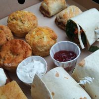 Wraps were delicious 🌱💚 at The Good Apple Cafe in Sunderland