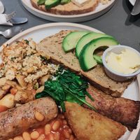 The full works vegan breakfast at The Good Apple Cafe in Sunderland