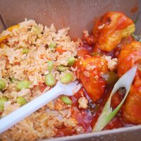 Sweet n sour cauliflower at The Good Apple Cafe in Sunderland