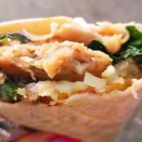 Breakfast Burrito at The Good Apple Cafe in Sunderland