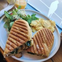 Mushroom panini- absolutely delicious 🤤😋 at The Good Apple Cafe in Sunderland
