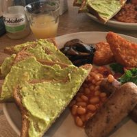 Large vegan breakfast at The Good Apple Cafe in Sunderland