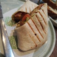Mexican breakfast burrito. So so so good! at The Good Apple Cafe in Sunderland
