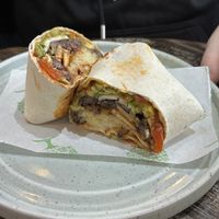 Mexican breakfast burrito.  at The Good Apple Cafe in Sunderland