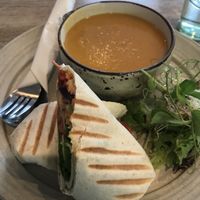 Vegan soup special! Yum!  at The Good Apple Cafe in Sunderland