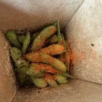 Edamame w some spice!  at LMM - UDON - TC in Carolina