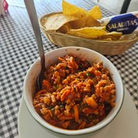 Ceviche with setas at Bocaflor in Chihuahua