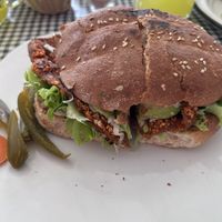 Torta de milanesa   at Bocaflor in Chihuahua