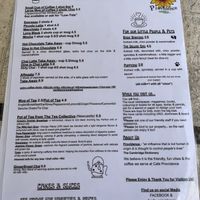 Menu  at Cafe Providence in Hawks Nest