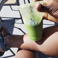 Green goddess at RĀW Superfood Café in Sacramento