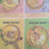 Menu smoothie bowl at Kood Vibes  in Koh Kut