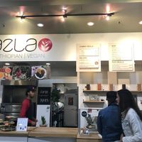 Just as you enter the food court community center, Azla Ethiopian is just to the right of the entrance.  Here was my first view when I walked in. at Azla Vegan in Los Angeles