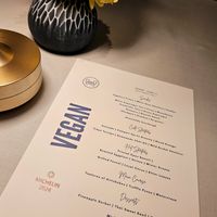 Vegan menu (April 2024) at MIA Bangkok in Bangkok