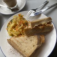 kimchi-mayo-cheese sandwich  at Metta in Munich