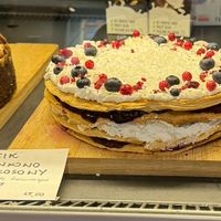 Vegan cake  at Cafe Flora in Bielsko-biala