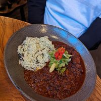 Mushroom chilli at Porter Brook in Sheffield