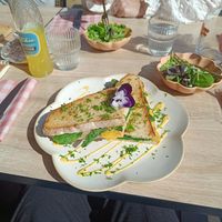Croque vegane at Madame Croqu'o in Kortrijk