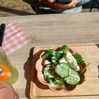 Bijhorend slaatje at Madame Croqu'o in Kortrijk