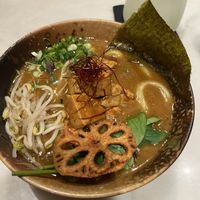 Yasai Kare Ramen (has a strong curry taste)  at Koppu Ramen Izakaya - Chiado  in Lisbon