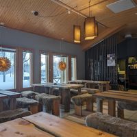 Interior at Cafe Solmu in Kolari