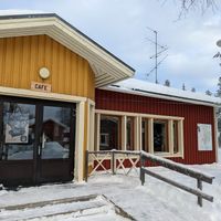 from outside at Cafe Solmu in Kolari