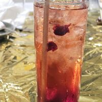 Albaloo Surprise cocktail at Maydoon Restaurant in Sacramento