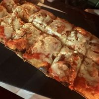 Vegan mockzerella and tomato pizza   at Pinoli in Minneapolis