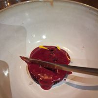 beet with coffee sauce at Sud 777 in Mexico City
