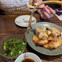 Tempura vegetables at Hikari  in Chepstow