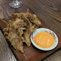 Oyster mushroom starter at Hikari  in Chepstow