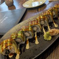 'prawn' sushi (beware: real mayo!) at Hikari  in Chepstow