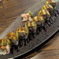 Vegan 'prawn' sushi at Hikari  in Chepstow