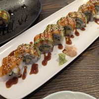 Vegan salmon sushi at Hikari  in Chepstow