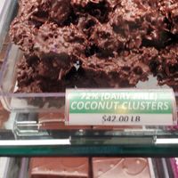 Coconut Clusters at Li-Lac Chocolates in New York City